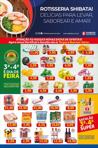 Catálogo Shibata Supermercados em Santo André | Encarte Shibata Supermercados | 17/05/2022 - 23/05/2022