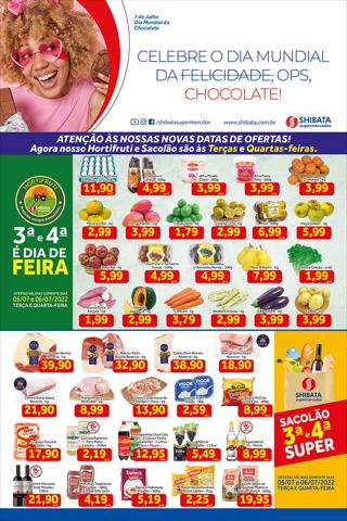 Catálogo Shibata Supermercados em São Paulo | Encarte Shibata Supermercados | 05/07/2022 - 07/07/2022