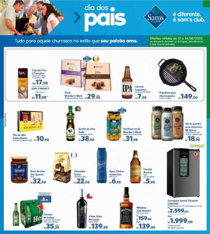 Promoções de Supermercados em Betim | OFERTAS FIM DE SEMANA DOS PAIS de Sam's Club | 12/08/2022 - 14/08/2022