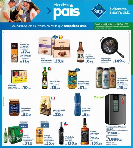 Promoções de Supermercados em Rio de Janeiro | OFERTAS FIM DE SEMANA DOS PAIS de Sam's Club | 12/08/2022 - 14/08/2022