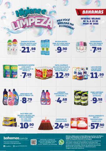 Catálogo Bahamas Supermercados | Higiene e Limpeza | 16/05/2022 - 29/05/2022