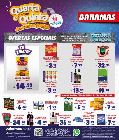 Catálogo Bahamas Supermercados em Juiz de Fora | Quarta e Quinta do Menor Preço | 18/05/2022 - 18/05/2022