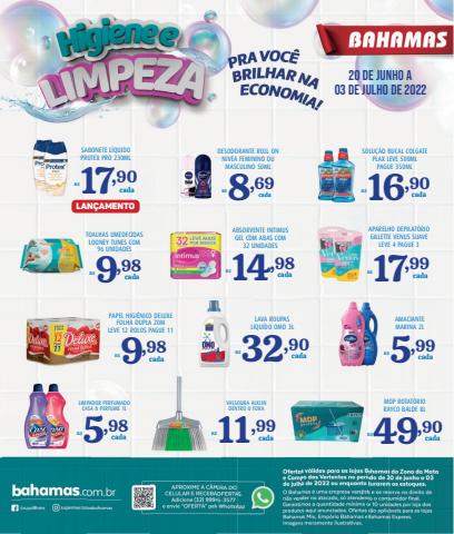 Catálogo Bahamas Supermercados | Higiene e Limpeza | 20/06/2022 - 03/07/2022