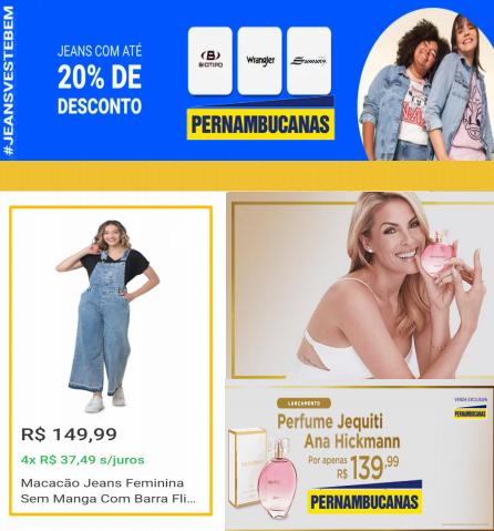 Promoções de Lojas de Departamentos em Conselheiro Lafaiete | jeans com até 20% de Desconto de Pernambucanas | 12/05/2022 - 18/05/2022