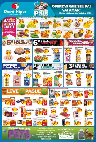 Catálogo D'avó Supermercado | Ofertas D'avó Supermercado | 09/08/2022 - 16/08/2022