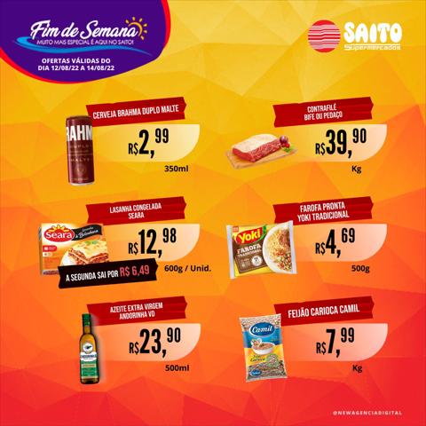 Catálogo Saito Supermercados | Encarte Saito Supermercados | 12/08/2022 - 14/08/2022