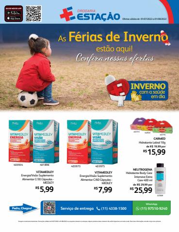 Promoções de Farmácias e Drogarias em Itaquaquecetuba | As féiras de inverno de Drogaria Estação | 06/07/2022 - 01/08/2022