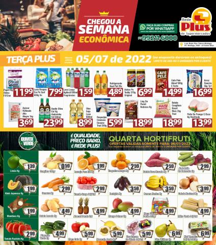Catálogo Rede Plus Supermercados | Ofertas Rede Plus Supermercados | 05/07/2022 - 07/07/2022