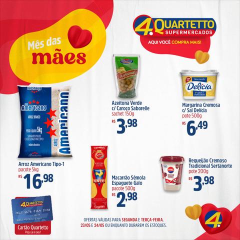 Catálogo Quartetto Supermercados | Encarte Quartetto Supermercados | 23/05/2022 - 24/05/2022