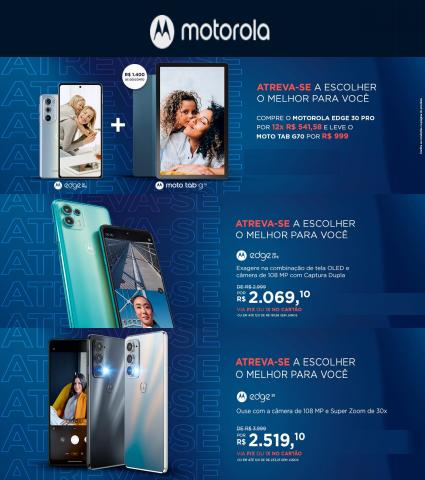 Promoções de Tecnologia e Eletrônicos em Manaus | Ofertas da Semana de Motorola | 11/05/2022 - 17/05/2022