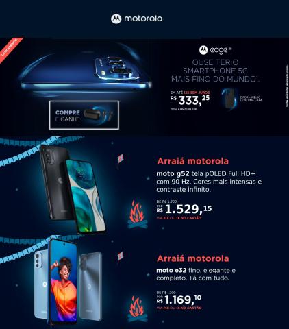 Promoções de Tecnologia e Eletrônicos em Curitiba | Ofertas Motorola de Motorola | 05/07/2022 - 11/07/2022