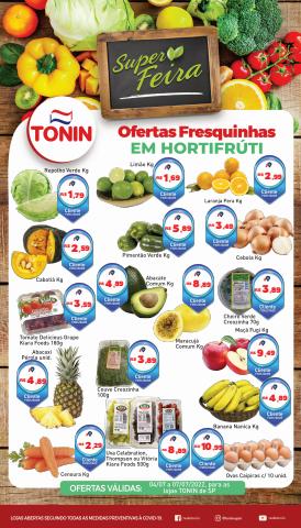 Catálogo Tonin Superatacado | SUPER FEIRA HORTIFRÚTI | 04/07/2022 - 07/07/2022