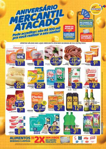 Promoções de Supermercados em Juazeiro | ANIVERSÁRIO MERCANTIL ATACADO - BAHÍA de Mercantil Rodrigues | 16/05/2022 - 22/05/2022