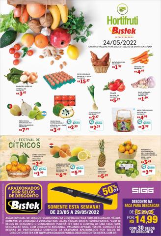 Catálogo Bistek Supermercados | Encarte Bistek Supermercados | 24/05/2022 - 24/05/2022
