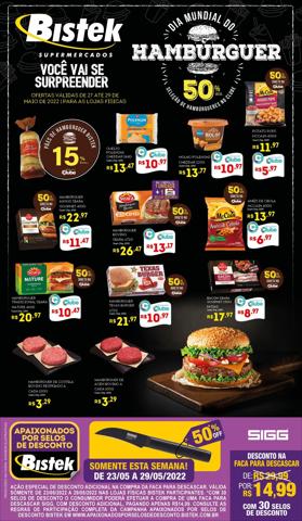 Catálogo Bistek Supermercados | Encarte Bistek Supermercados | 29/05/2022 - 29/05/2022