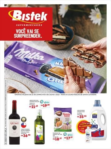 Catálogo Bistek Supermercados em Joinville | Encarte Bistek Supermercados | 22/06/2022 - 05/07/2022