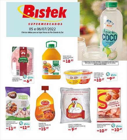 Catálogo Bistek Supermercados | Encarte Bistek Supermercados | 05/07/2022 - 06/07/2022