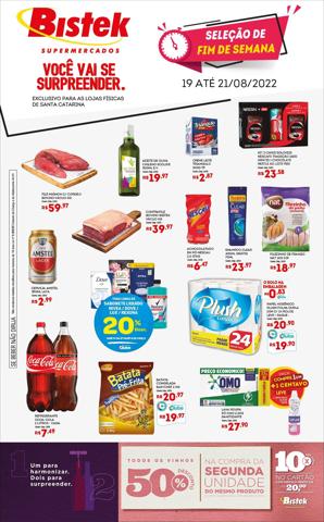 Catálogo Bistek Supermercados | Encarte Bistek Supermercados | 19/08/2022 - 21/08/2022