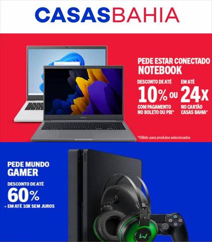 Promoções de Tecnologia e Eletrônicos em Itajaí | Encarte Casas Bahia de Casas Bahia | 26/05/2022 - 01/06/2022