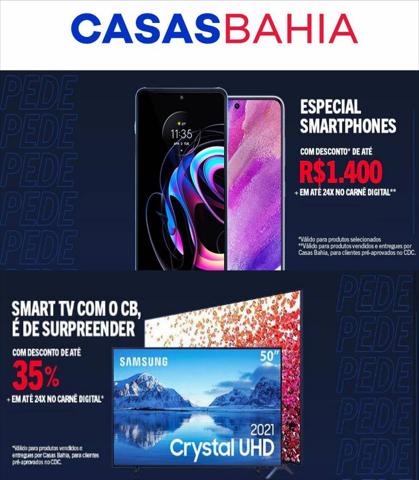 Promoções de Tecnologia e Eletrônicos em São Bernardo do Campo | Encarte Casas Bahia de Casas Bahia | 27/06/2022 - 03/07/2022