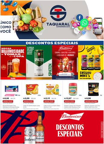Catálogo Supermercado Taquaral | Promoções Supermercado Taquaral | 20/05/2022 - 19/06/2022