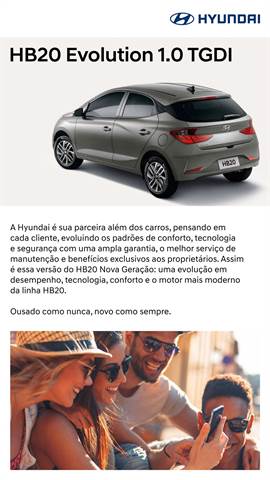 Catálogo Hyundai | Hyundai_HB20_Evolution_1.0_TGDI | 03/01/2021 - 31/12/2022