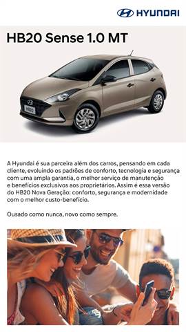 Catálogo Hyundai em Niterói | Hyundai_HB20_Sense_1.0 MT | 03/01/2021 - 31/12/2022