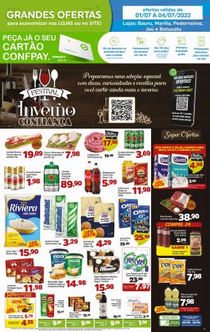Catálogo Confiança Supermercados | Encarte Confiança Supermercados | 01/07/2022 - 04/07/2022