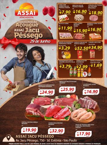 Promoções de Supermercados | Folheto - SP - Acougue de Assaí Atacadista | 29/06/2022 - 03/07/2022
