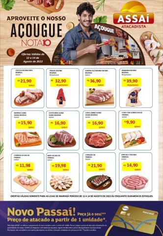 Promoções de Supermercados em Maringá | Encarte Assaí Atacadista de Assaí Atacadista | 12/08/2022 - 14/08/2022
