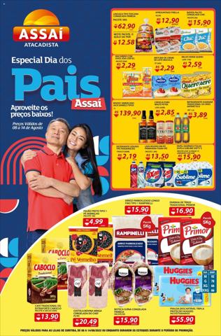 Promoções de Supermercados em Maringá | Folheto - PR - Curitiba de Assaí Atacadista | 08/08/2022 - 14/08/2022