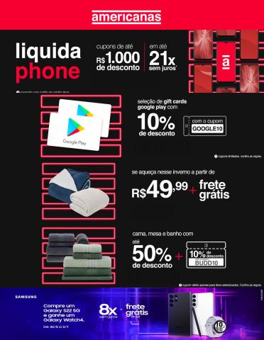 Catálogo Lojas Americanas em Curitiba | Liquida Lojas Americanas | 22/06/2022 - 30/06/2022