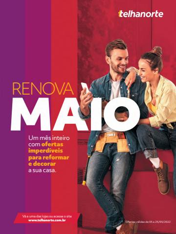 Promoções de Material de Construção em São Caetano do Sul | Renova Maio de Telhanorte | 12/05/2022 - 25/05/2022