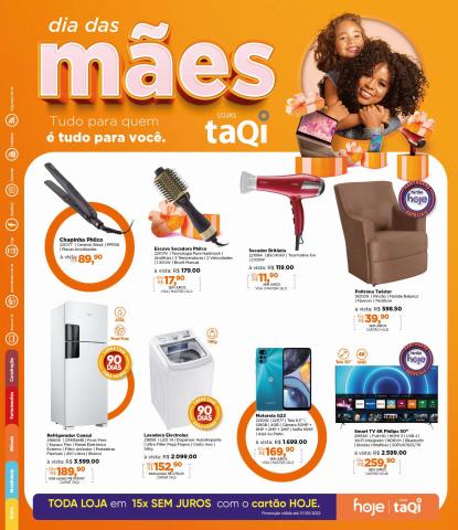 Promoções de Lojas de Departamentos em Porto Alegre | Hotsite TaQi folheto o proprio de Lojas TaQi | 28/04/2022 - 31/05/2022