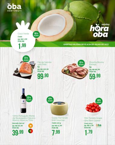 Promoções de Supermercados em Brasília | Ofertas Oba Hortifruti de Oba Hortifruti | 30/06/2022 - 04/07/2022
