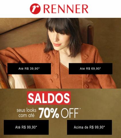 Promoções de Roupa, Sapatos e Acessórios em São Caetano do Sul | Saldos até 70% Off de Renner | 27/06/2022 - 10/07/2022