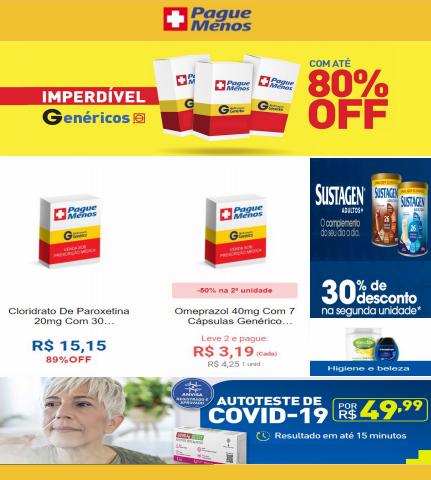 Promoções de Farmácias e Drogarias em Brasília | Ofertas com Até 80% de Desconto de Farmácias Pague Menos | 16/05/2022 - 22/05/2022