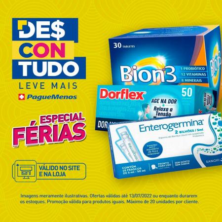 Promoções de Farmácias e Drogarias em Curitiba | Descontudo de Farmácias Pague Menos | 02/07/2022 - 13/07/2022