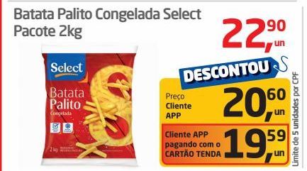 Batata Palito Pré-frita Swift 400g - Swift