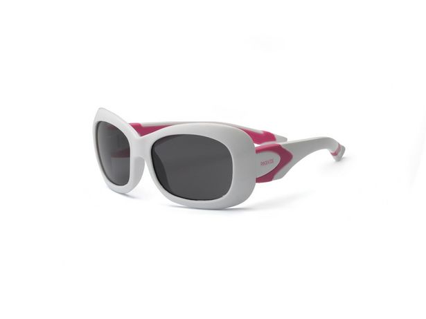 Oferta de Óculos de Sol Breeze Branco e Rosa Real Shades por R$59,9