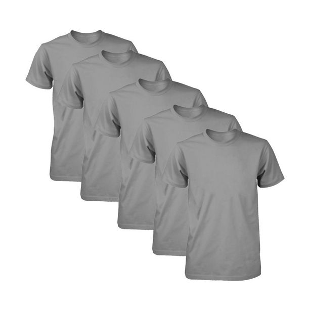 Oferta de Kit com 5 Camisetas Masculina Dry Fit Part.B Chumbo por R$82,9