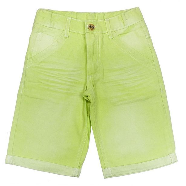 Oferta de Bermuda Look Jeans Collor  Verde por R$33,99
