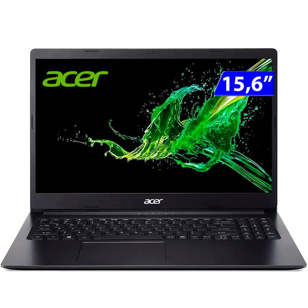 Oferta de Notebook Acer Aspire 5 i5 W10 8GB 256GB SSD 15,6" A515-54-53VN - Preto por R$5717