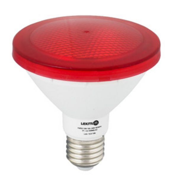 Oferta de Lâmpada LED PAR30 Luz Vermelha 10W Lexman Bivolt por R$11,9