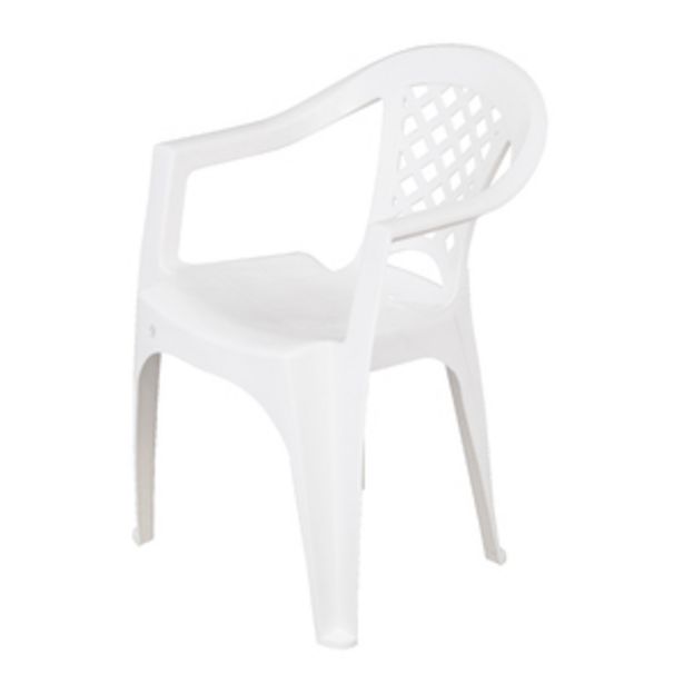 Oferta de Cadeira de Plástico Iguape  72x50cm Branco Tramontina por R$69,9 em Leroy Merlin