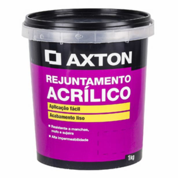 Oferta de Rejunte Acrílico Areia 1Kg Axton por R$22