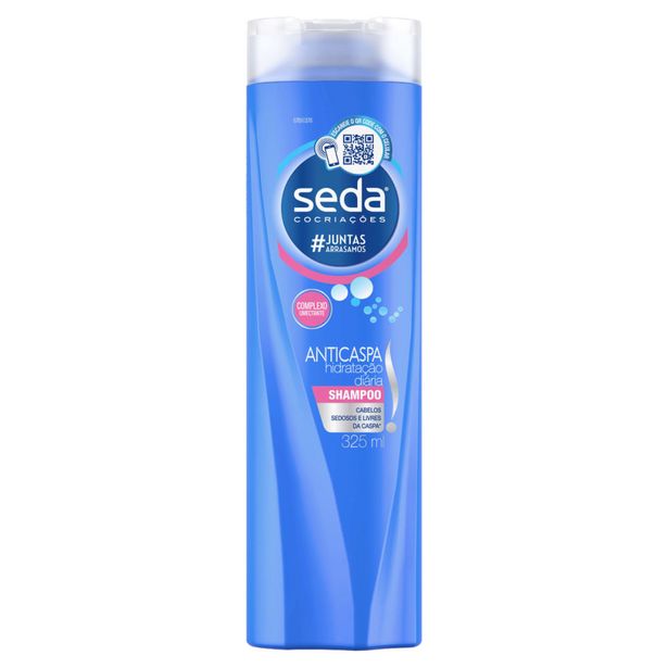 Oferta de Shampoo Seda Anticaspa Hidratação Diária 325ml por R$9,19