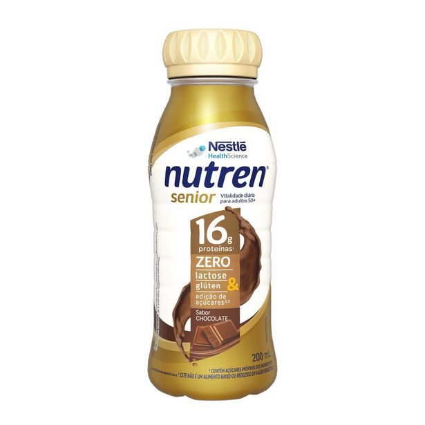 Oferta de Complemento Alimentar Nutren Senior Rtd Chocolate 200ml por R$13,99