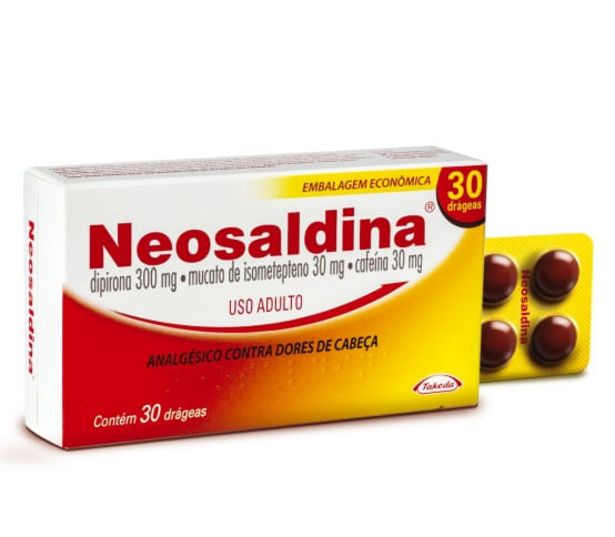 Oferta de Neosaldina Com 30 Drágeas por R$22,5
