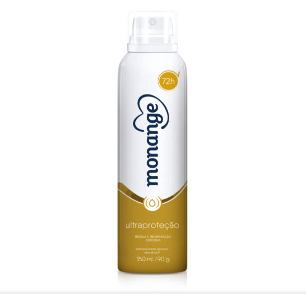 Oferta de Desodorante Monange Protect Oil 72h Aerossol 90g por R$9,19